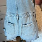 SO Light Blue Denim Overall Shorts Photo 6