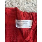 Knox Rose Shorts Red Eyelet Smocked Waist Belted Size XXL Cotton Beach Event Photo 3