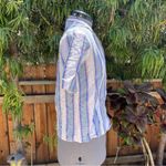 Only  casual shirt co-ord in blue and white stripe size XS Photo 3