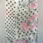 Free People Lightweight Hippie Floral Beachy Linen Semi Sheer Shopper Tote Bag Photo 7