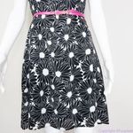 Daniel Rainn  black and‎ white floral print dress, women's size M Photo 11