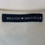 Brandy Melville White Button Down S/S Top Size Med GUC #7712 Photo 4