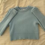 ZARA Light Blue Cropped Sweater Photo 0