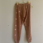 Chaser Rose Gold Star Pants in Tea Latte Size Medium Photo 9