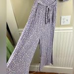 Auguste Lilac Floral Puff Sleeve Jumpsuit Size AU 8 (US 4) Purple Photo 9
