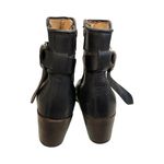 Frye  Malorie Knotted Short Boots Black Leather, Sz 6 Photo 11