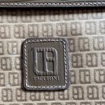 Vintage Tacchini Italian Leather Large Clutch Brown Photo 1