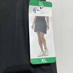 Greg Norman Skirt Skort Women's XL Black Stretch Dark Wash Performance Pull On Photo 6