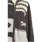 Vintage 90’s Dog Theme TANJAY Zipper front sweater cardigan. SZ. Large. Photo 4