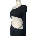 Retrofête retrofete Whitney Cut out Gown in Black XLarge New Womens Long Maxi Dress Photo 5