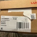 Lucky Brand  Black Leather Ankle Boots with Silver Buckle Size 6.5 Photo 12