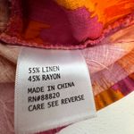 Christian Sirianio Christian Siriano Tie Waist Linen Blend Top 
Size Medium Photo 5