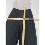 Hutch  Jumpsuit Womens 6‎ Black Open Back Crepe Mock Neck Colorblock Photo 8