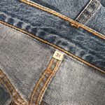 Levi's Side Slit Pencil Denim Medium Wash Jean Skirt Sz 31 Photo 6