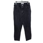 Abercrombie & Fitch Women's Ultra High Rise Straight Jeans Faded Black Size 6 Photo 2