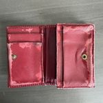 Coach Vintage Y2K  Poppy Bifold Wallet Khaki Red leather Heart Gold Polka Dots Photo 2