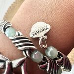 Alex & Ani Set of 3 Evolution of Heart Milkweed Forest Blessing Wrap Bracelets Silver Photo 4