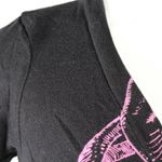 Vintage Y2K 2000s Pastel Goth Pride Ribcage V Neck Tee Black Size undefined Photo 3