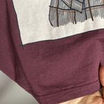 ZARA  Royal Trending graphic illustration maroon relaxed t-shirt size S Photo 7