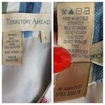 The Territory Ahead Women's Cream Orange Classic iKat Sheath Dress Size 4 Photo 9