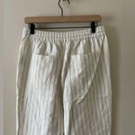 J.Crew Linen Cotton High Rise New Seaside Straight Leg Pant Stripe Size S NWT Photo 6