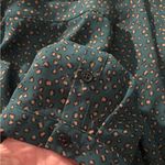 Investments  Teal and Gold Patterned Blouse Photo 7