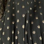 Velvet by Graham & Spenser Dress Chiffon Long Sleeve Black Polka Dot Small Photo 15