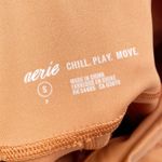 Aerie  Rust Orange Laser Cut Side Panel Pocket Leggings High Rise Size Small Photo 4