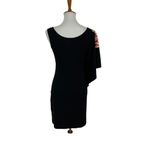 Cache  Dress XS Black Sequin Bodycon Party Club Night Out Cocktail Glam Photo 3