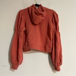 Ulla Johnson  Sacha Puff Sleeve Tassel Pullover Hoodie Sweatshirt Rose Size Small Photo 6