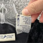 White Stag Y2K  Crushed Velvet Black Button Up Top Goth Whimsigoth Grunge Witch L Photo 3