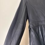 Valerie Stevens  Lambskin New Zealand Leather pea coat size M black Photo 11