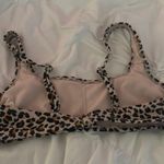 Leopard Print Swim Top Multiple Size M Photo 1