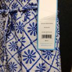Draper James NEW  Blue and White Embroidered Sleeveless Dress Photo 3