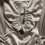 ZARA Silver Mini Dress Photo 0