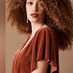 Jenny Yoo Ellis Velvet Gown in English Rose Photo 2