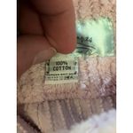 Romantic Concepts Sweater Womens L/XL Pink Chenille Fuzzy Cardigan Jacket USA Photo 6