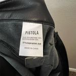 Pistola  Faux Leather Pants Women's Plus Size 20 Black Cropped Patch Pockets Photo 8