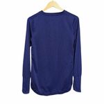 Athleta  Uptempo Long Sleeve Top Blue Small Photo 3