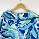 Hill House NWT  The Allie Zip-Up in Ocean Kaleidoscope Sz‎ S Hippie 70s Colorful Photo 7