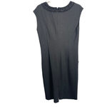 Lafayette 148  New York Grey Sequin Sleeveless Dress Pockets Career Womens 8 Photo 7