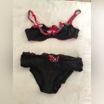 Victoria's Secret Victoria’s Secret cotton blended bells bra and bottom set, bra 34B, bottom SP Photo 0