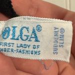 Vintage Olga Lace Trim Control Shorts Black Shapewear Style 541 Size Small Photo 5