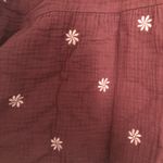 Madewell  embroidered floral top‎ with back tie detail women’s size small cotton Photo 2