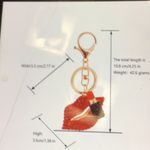 RHINESTONE LIPSTICK & LIP KEYCHAIN New Pink Photo 4