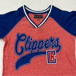 5th & Ocean NBA 4 Her  Los Angeles LA Clippers Red Basketball Shirt Womens 10/12 Photo 1