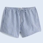 Madewell Drawstring Pull-On Shorts in Pure Blue Size XXSmall NWT 100% Cotton Photo 0