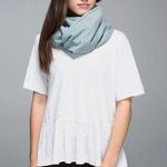 Lululemon Vinyasa Scarf Rulu Parallel Stripe Menthol & Heathered Slate Photo 0