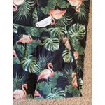 Boohoo  Black Serena Woven Flamingo‎ Print Wide Leg Trousers Pants Womens 6 NEW Photo 11