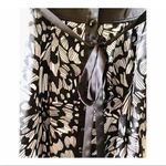 Guess Black White Short Sleeve Button Down Kimono Dress SZ XS Photo 2